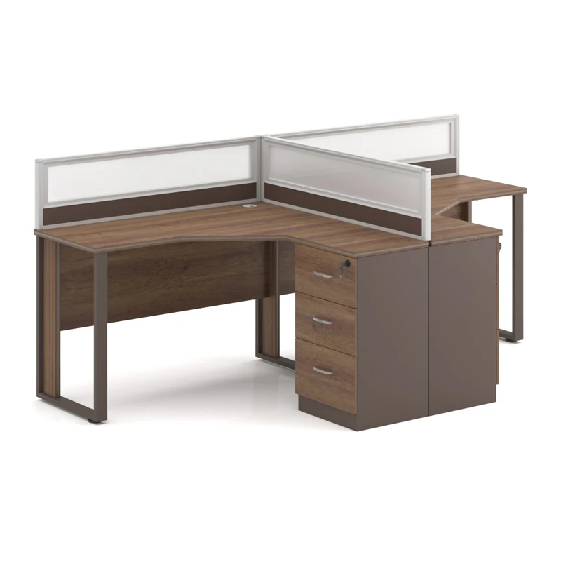 Work Stations 4-Seater Workstation Desk