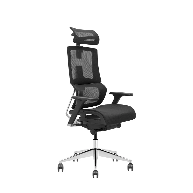 Ergonomic Mesh Office Chair with Forward Tilt & Adjustable Backrest