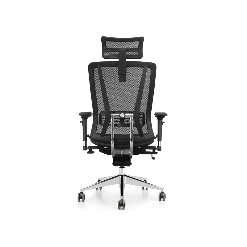Manager Chair – BIFMA Standard Ergonomic Black Office Chair with 4D Armrests & Precision Aluminum Mechanism