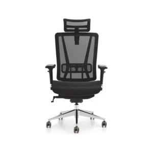 Manager Chair – BIFMA Standard Ergonomic Black Office Chair with 4D Armrests & Precision Aluminum Mechanism