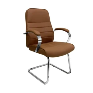 Visitor chair Brown Leather