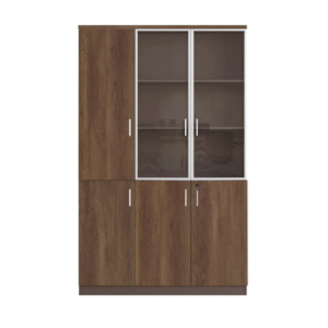 Filling cabinet 3 Doors with lock. Brown