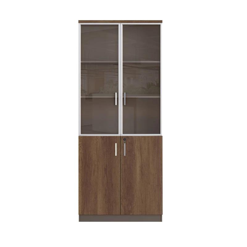 Filling cabinet 2 Doors with lock. Brown