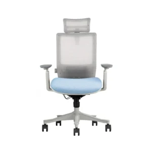 Ergonomic Grey Office Chair – Eco-Friendly with Advanced Adjustability
